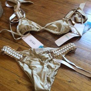 Bathing suit with tags on